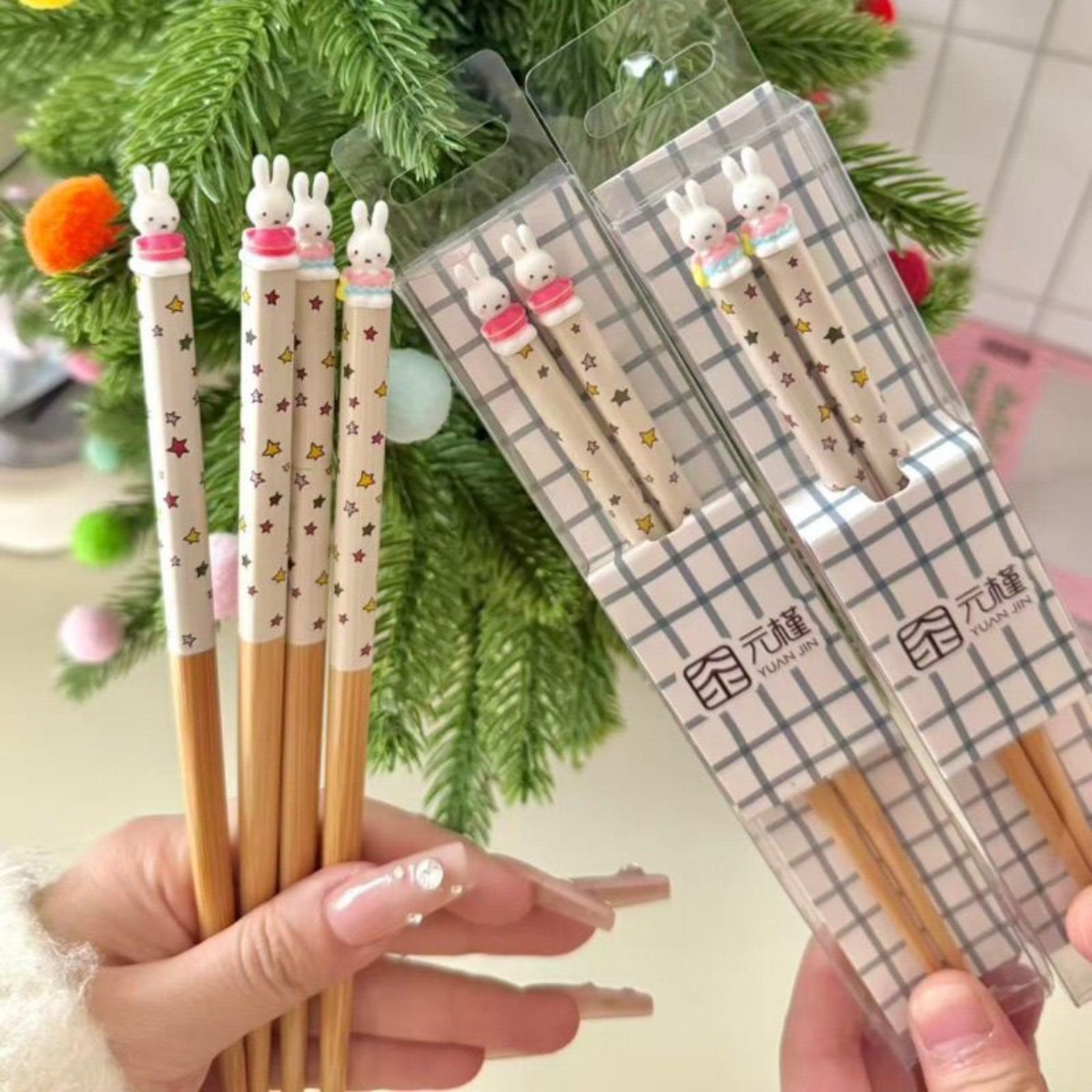 Commercial Kitchen Items - Kawaii ميفي أرنب عيدان لطيف الكرتون