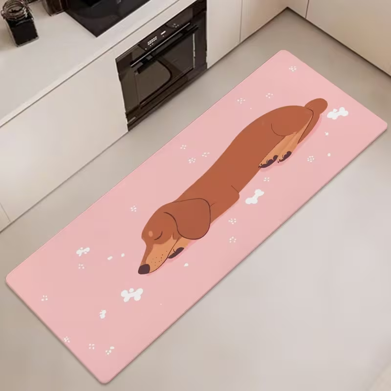 Commercial Kitchen Floor - سجادة مطبخ طويلة بتصميم كلب داشهند