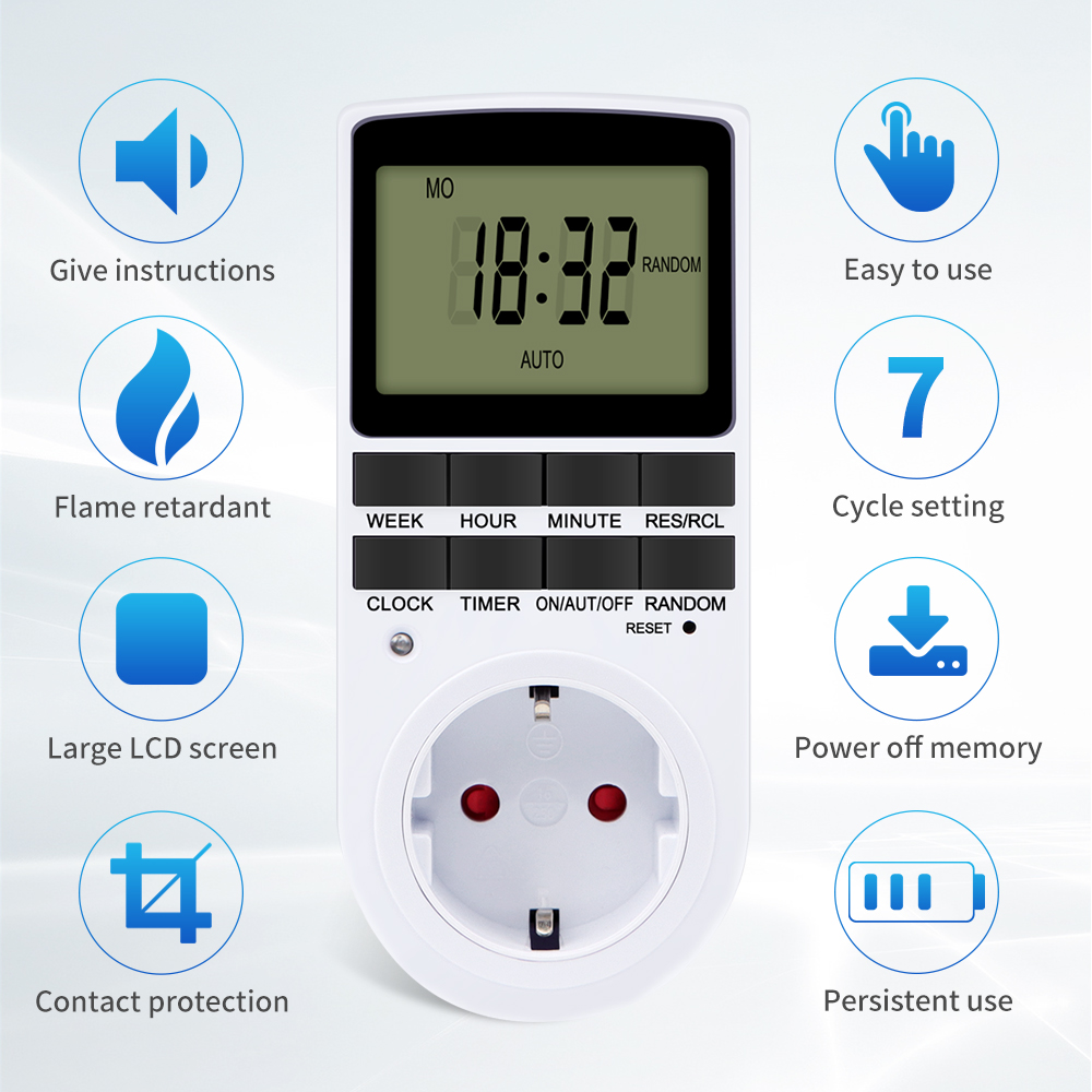 TM02 الإلكترونية مؤقت رقمي الم - مراجعة Commercial Kitchen Timer وسعره
