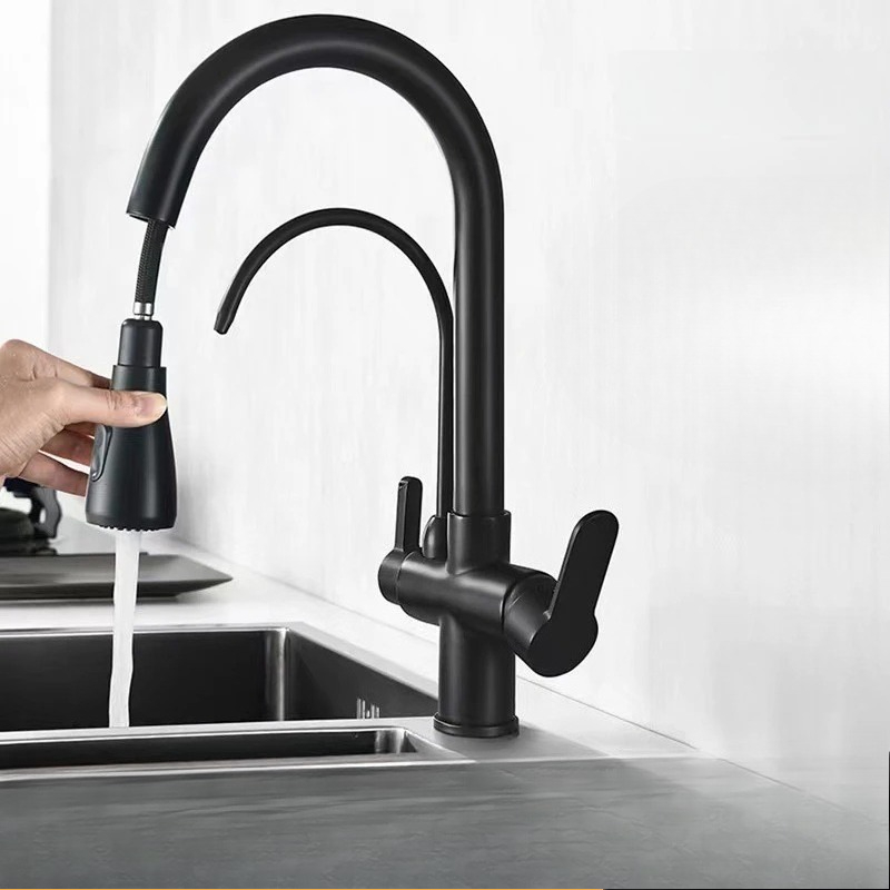 صنبور مطبخ تجاري بوظيفة مزدوجة - مراجعة Commercial Kitchen Water Filter وسعره