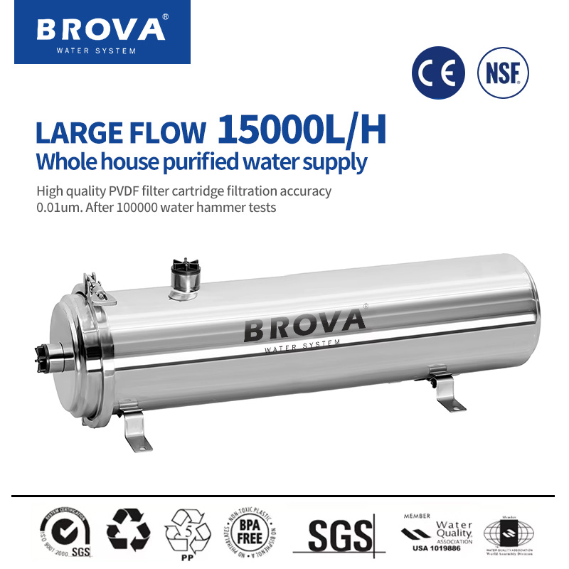 BROVA معدل تدفق عالي للغاية 15 - مراجعة Commercial Kitchen Water Filter وسعره