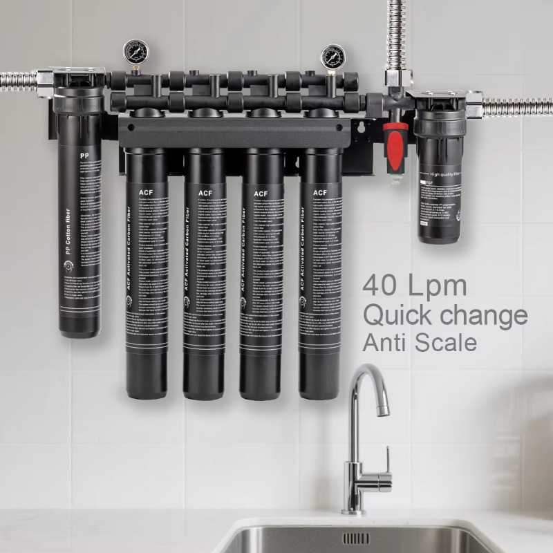 فلتر مياه لآلة صنع الثلج والقه - مراجعة Commercial Kitchen Water Filter وسعره