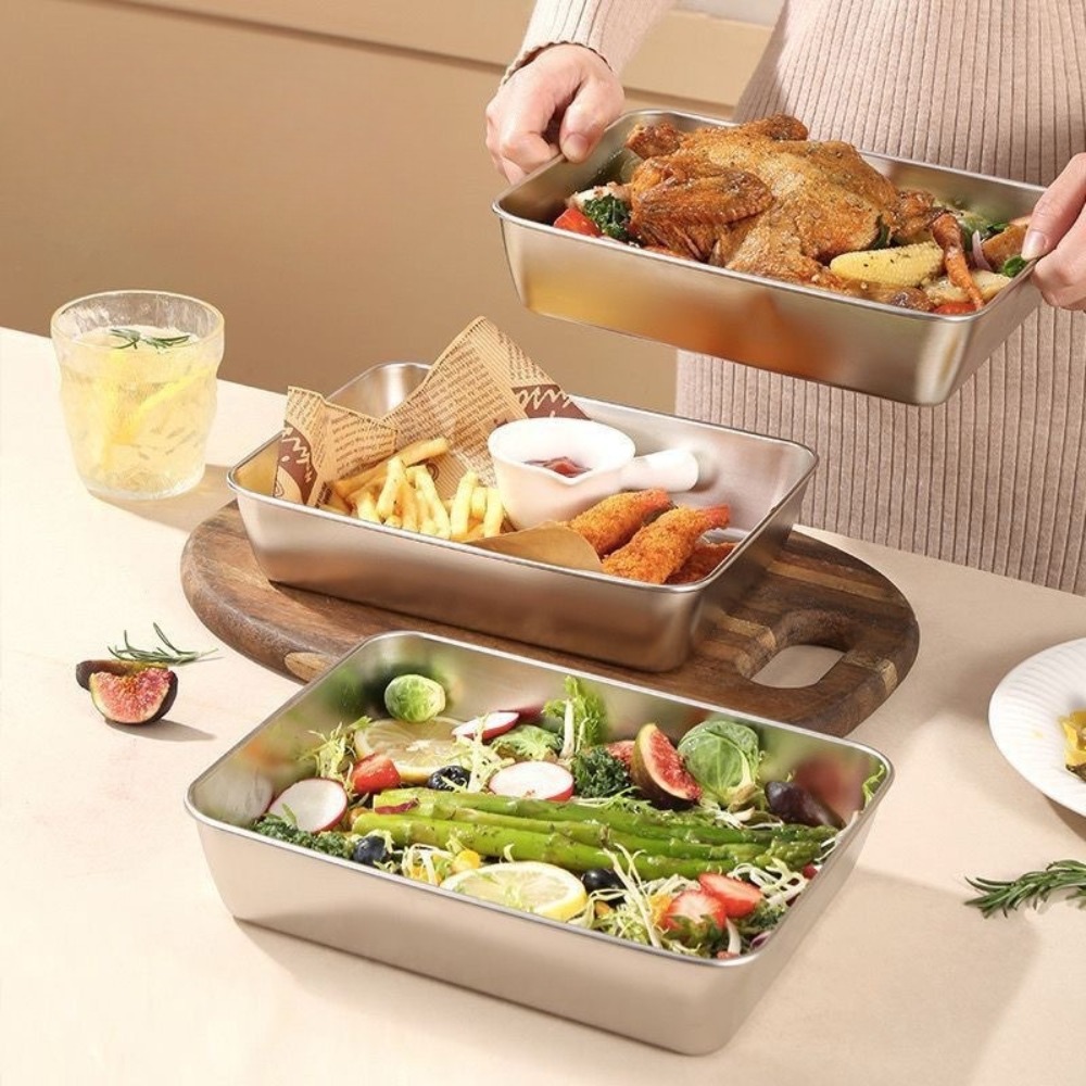 صينية تقديم من الفولاذ المقاوم - مراجعة Commercial Kitchen Organization وسعره