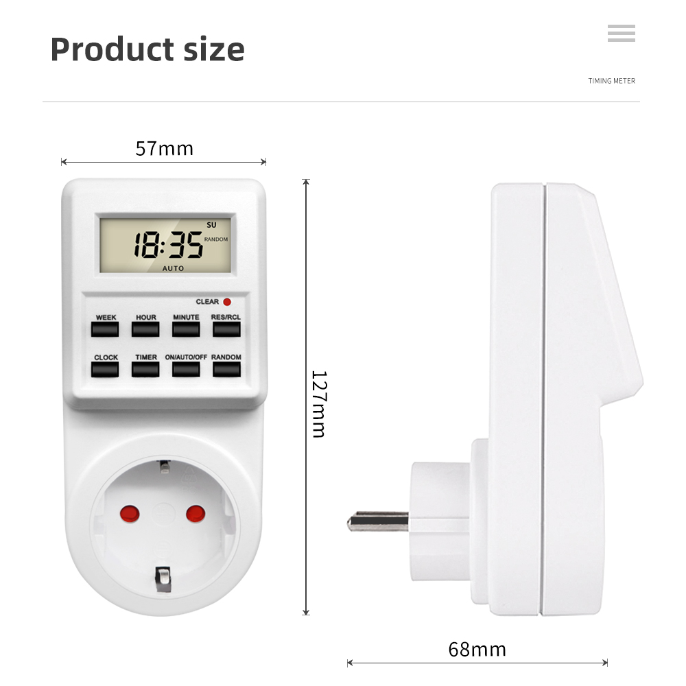 TM03 مؤقت رقمي التبديل المقبس  - مراجعة Commercial Kitchen Timer وسعره