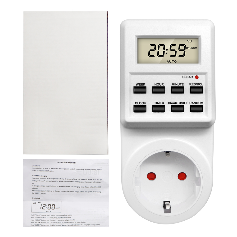 TM03 مؤقت رقمي التبديل المقبس  - مراجعة Commercial Kitchen Timer وسعره