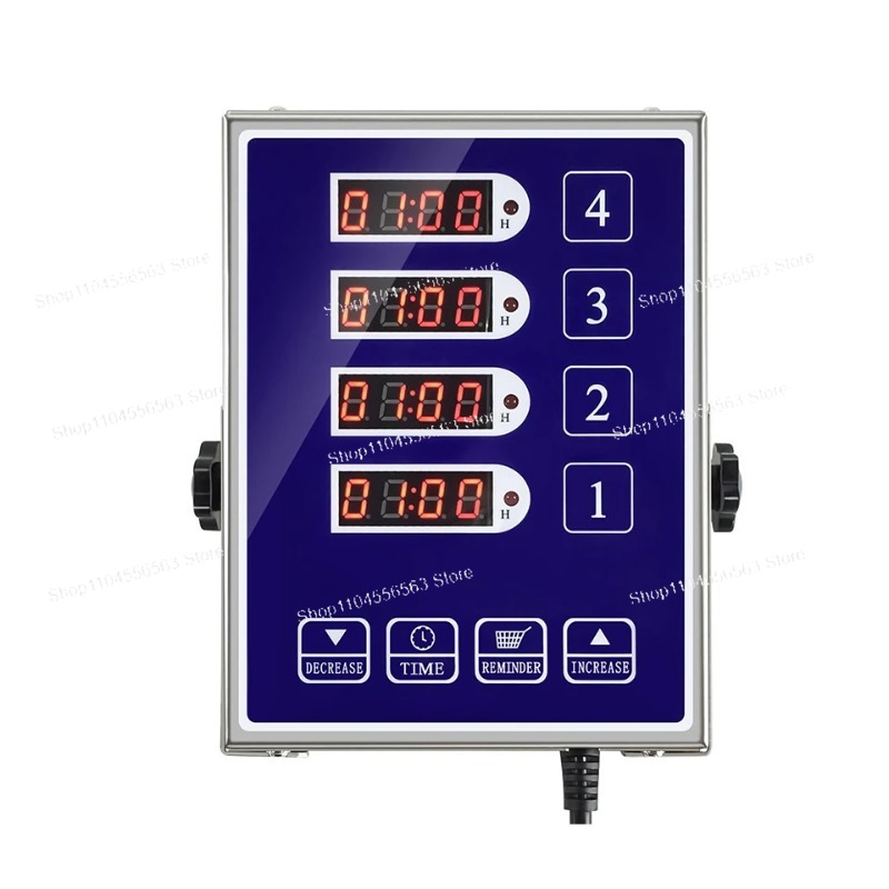 CAL4B مؤقت مطبخ تجاري رباعي ال - مراجعة Commercial Kitchen Timer وسعره