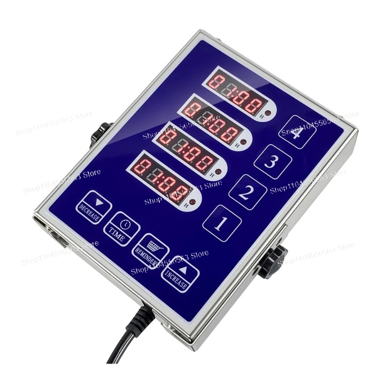 CAL4B مؤقت مطبخ تجاري رباعي ال - مراجعة Commercial Kitchen Timer وسعره