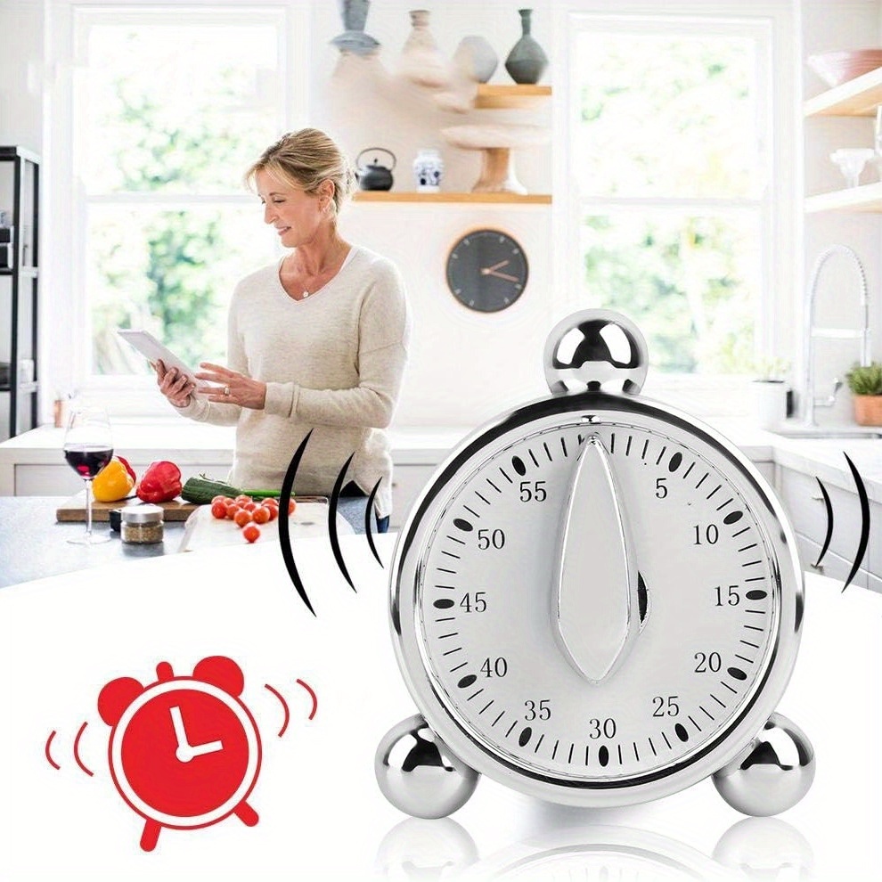 مؤقت ميكانيكي مرئي، ساعة العد  - مراجعة Commercial Kitchen Timer وسعره